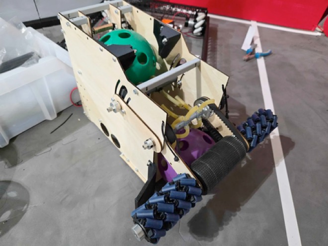 Robot on competition field