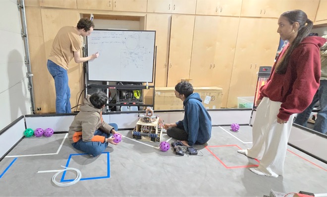 Team testing autonomous routines